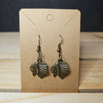 Bronze Indian Head Earrings