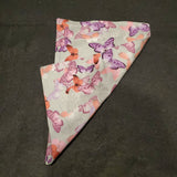 Burp cloth- Butterflies Purple and Pink