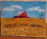 L18 - Wheat Field - Acrylic Painting